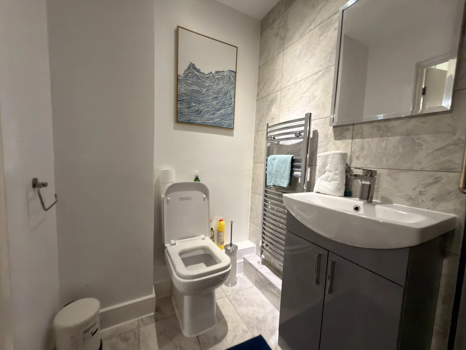 Large Family Room with Private Bathroom